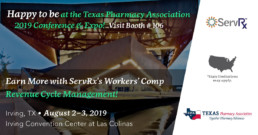 Happy to be at the Texas Pharmacy Association 2019 Conference & Expo! Booth #106